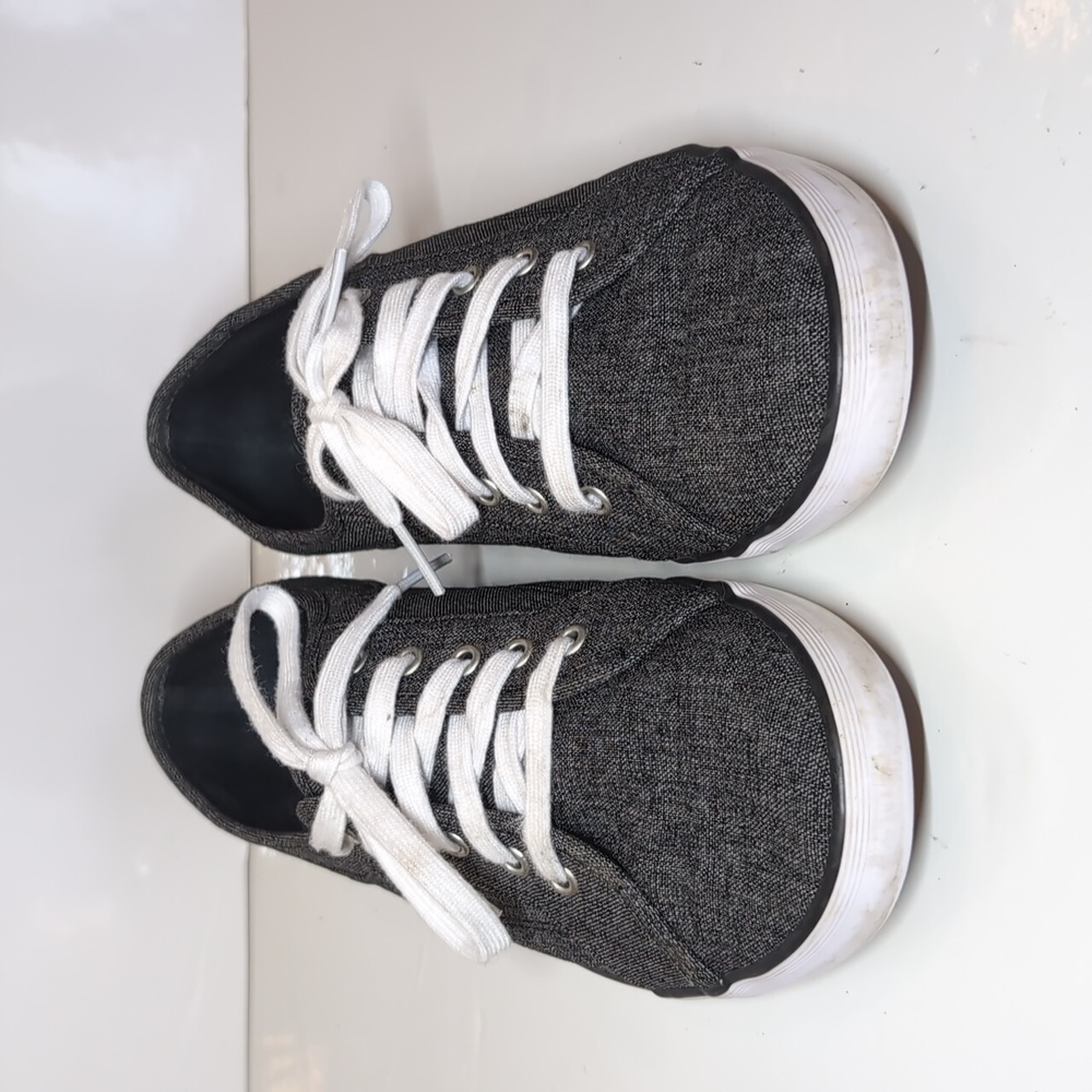 Keds Coursa Heathered Black Shoes Lace Up Casual Fabric Sneakers Womens Size 8 - Picture 3 of 16